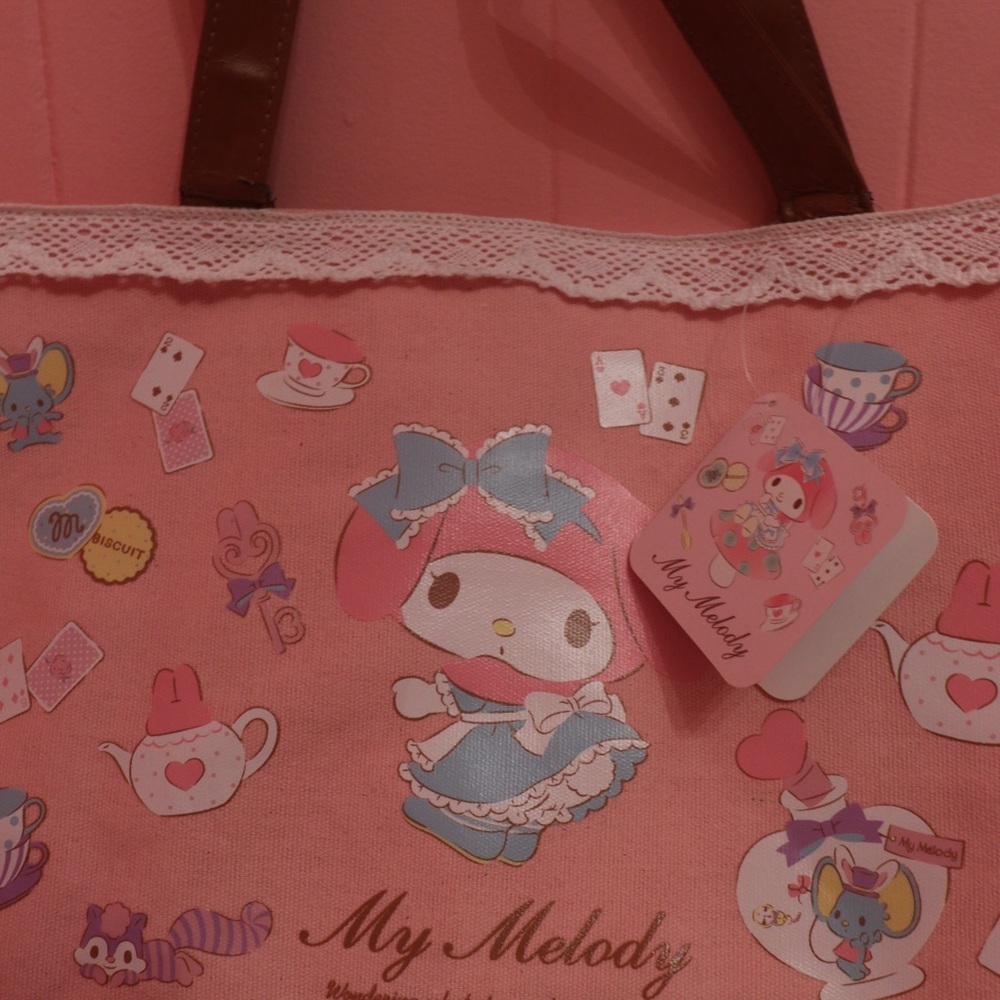 My Melody Pink Tote Bag - Picture 2 of 8